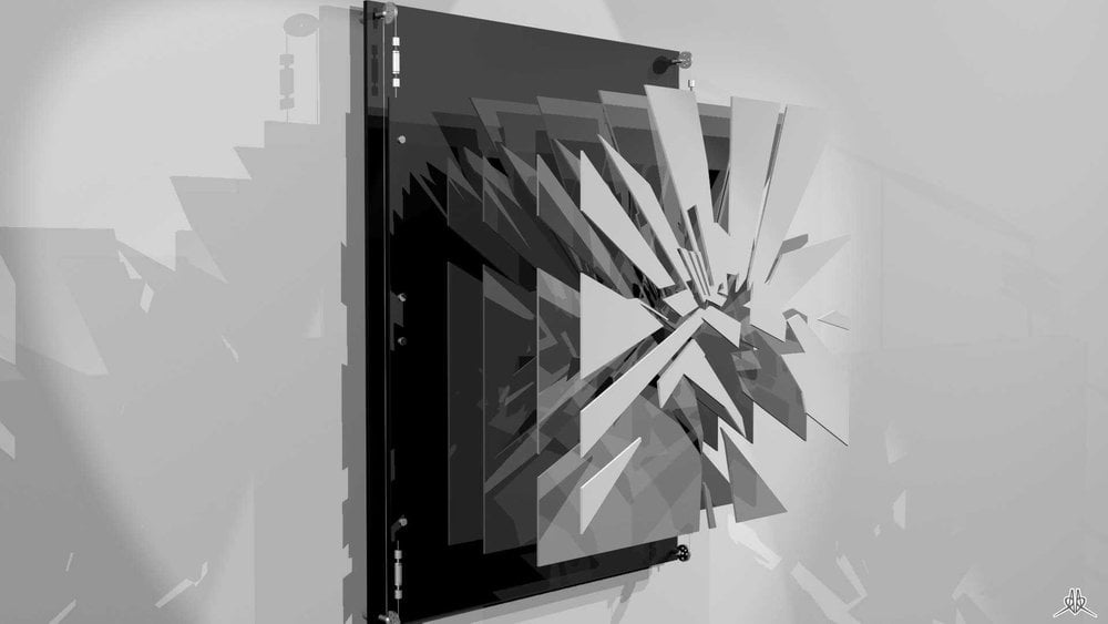 3D Abstract City Skyline